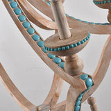 Scandinavian Turquoise Chandelier - Novus Decor Lighting