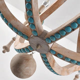 Scandinavian Turquoise Chandelier - Novus Decor Lighting