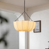 Hand Ruched Cloth Pendant Novus Decor