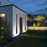 Armor Extra Wide Outdoor Wall Sconce Novus Decor