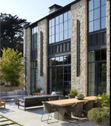 Armor Extra Wide Outdoor Wall Sconce - Novus Decor Lighting