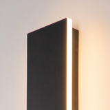 Armor Extra Wide Outdoor Wall Sconce Novus Decor