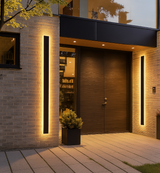 Armor Extra Wide Outdoor Wall Sconce