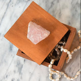 Wooden Boxes with Gemstone on Top - Novus Decor Accessories
