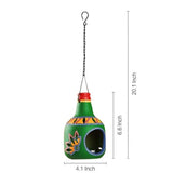 The Bottle Trio' Terracotta Hanging Tea-Light Holders (Set Of 3) - Novus Decor Accessories