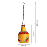 The Bottle Trio' Terracotta Hanging Tea-Light Holders (Set Of 3) - Novus Decor Accessories