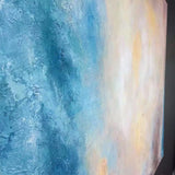 Large Modern Art Oil Painting On Canvas - A Touch of Spring - Novus Decor Wall Decor