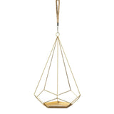 Gold Hanging Plant Holder - Novus Decor Accessories