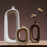 Zen Aerial Ceramic Vase - A Set of Three - Novus Decor Accessories
