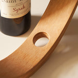 Gravity Bamboo Bottle Holder - Novus Decor Accessories