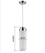 Frosted Glass Shade Pendant Light - Novus Decor Lighting