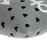 Casual Square Grey Nautical Anchor Accent Pillow 18" x 18" - Novus Decor pillow