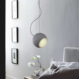 7" Round Silver Ceiling Pendant Lamp - Novus Decor Lighting