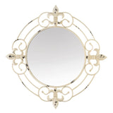 Vintage Fleur-De-Lis Wall Mirror - Novus Decor Wall Decor
