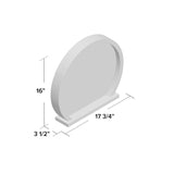 Wooden Mirror With Shelf - Novus Decor Wall Decor