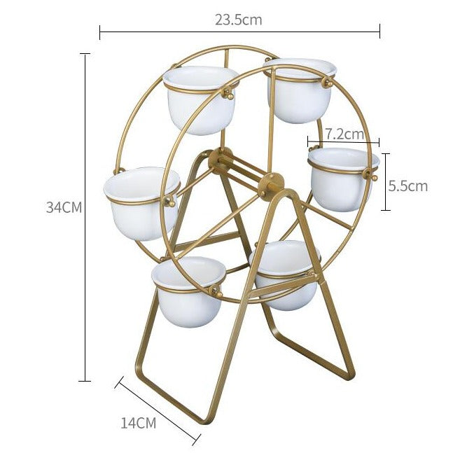 Ferris Wheel Planter - Novus Decor Accessories