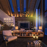 RGB Modern Curve Lamp, Mood Lighting - Novus Decor Lighting