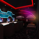 RGB Modern Curve Lamp, Mood Lighting - Novus Decor Lighting