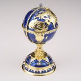 Globe Faberge Egg with Sailing ship - Novus Decor Accessories