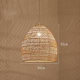 Rattan Hanging Pendant - Novus Decor Lighting