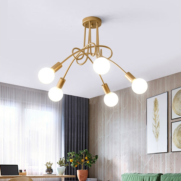 Modern Loft Chandelier - Novus Decor Lighting