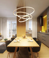 Halo - Modern Chandelier - Novus Decor Lighting