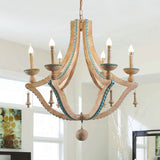 Scandinavian Turquoise Chandelier - Novus Decor Lighting