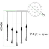 Crystal Drop Pendant Light - Novus Decor Lighting