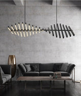 Nordic Crossbar Chandelier - Novus Decor Lighting