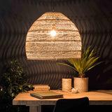 Rattan Hanging Pendant - Novus Decor Lighting