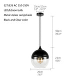 Nordic Glass Pendant Lamp - Novus Decor Lighting
