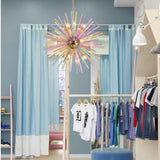 Rainbow Crystal Chandelier - Novus Decor Lighting