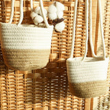 Hand Woven Premium Hanging Basket - Novus Decor Accessories