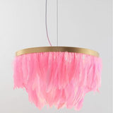 Nordic Feather Chandelier - Novus Decor Lighting