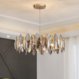 K9 Extra Large Smoke Crystal Chandelier - Novus Decor Lighting