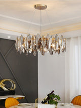 K9 Extra Large Smoke Crystal Chandelier - Novus Decor Lighting