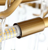 Icicle Crystal Chandelier - Novus Decor Lighting