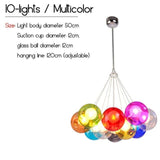 Savon Glass Bubble Chandelier - Novus Decor Lighting