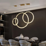 Circle Crystal Chandelier - Novus Decor Lighting