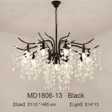 Folius Crystal Chandelier - Novus Decor Lighting