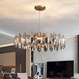 K9 Extra Large Smoke Crystal Chandelier - Novus Decor Lighting