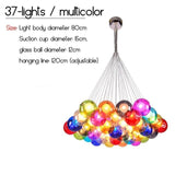 Savon Glass Bubble Chandelier - Novus Decor Lighting