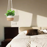 Hand Woven Premium Hanging Basket - Novus Decor Accessories