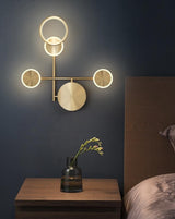 Circulos Brass Ring Wall lamp - Novus Decor Lighting