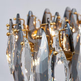 K9 Extra Large Smoke Crystal Chandelier - Novus Decor Lighting