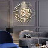 Colligo Gold Wall Clock - Novus Decor Wall Decor