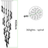 Crystal Drop Pendant Light - Novus Decor Lighting