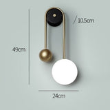 Libra Gold Wall Lamp - Novus Decor Lighting