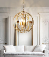 Aurum - Hanging Cage Lamp - Novus Decor Lighting