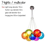 Savon Glass Bubble Chandelier - Novus Decor Lighting